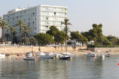 ibiza Adası üzerinde manzara