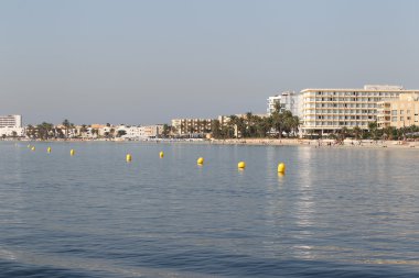 ibiza Adası üzerinde manzara
