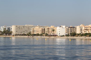 ibiza Adası üzerinde manzara