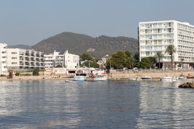 ibiza Adası üzerinde manzara