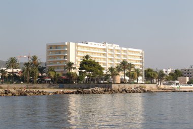 ibiza Adası üzerinde manzara