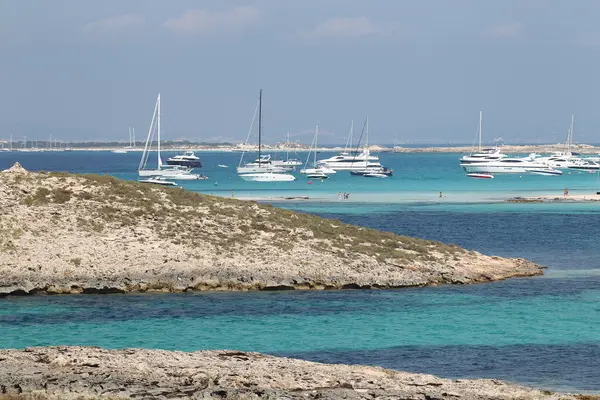 与游艇海景 — 图库照片