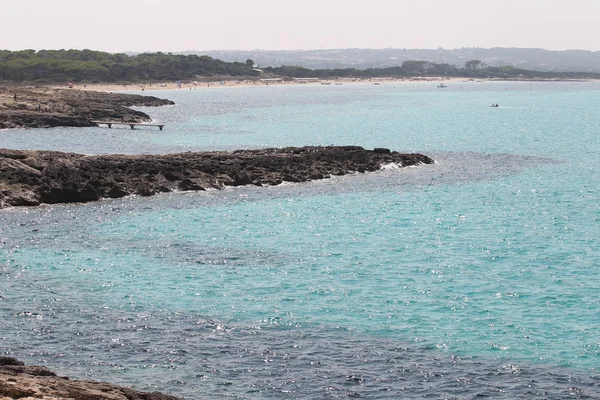 Krajobraz wyspy formentera — Zdjęcie stockowe