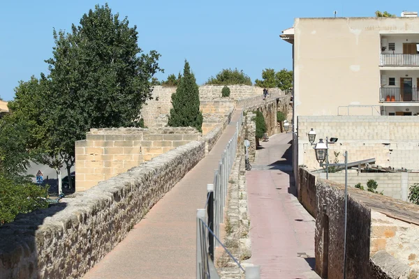 Alcudia, mallorca eski kale — Stok fotoğraf