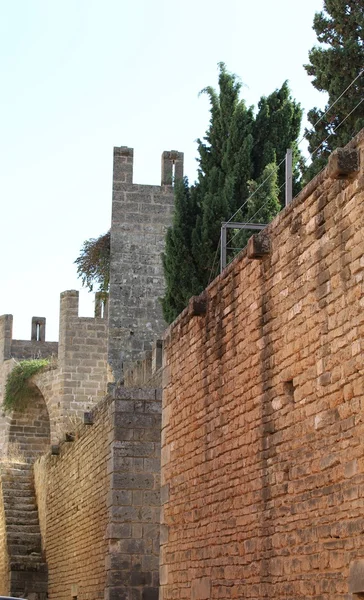Fortaleza velha em Alcudia, Maiorca — Fotografia de Stock