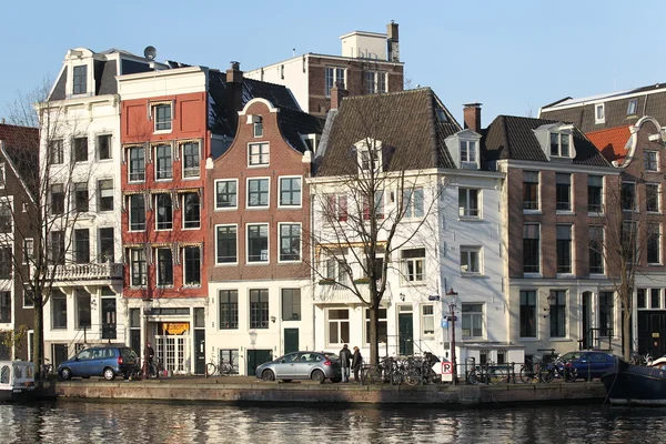 På gatorna i amsterdam, holland — Stockfoto