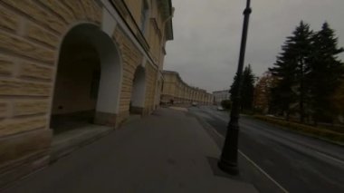 Vasilievsky Adası, St. Petersburg, Rusya 'da uçuş