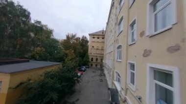 Vasilievsky Adası, St. Petersburg, Rusya 'da uçuş