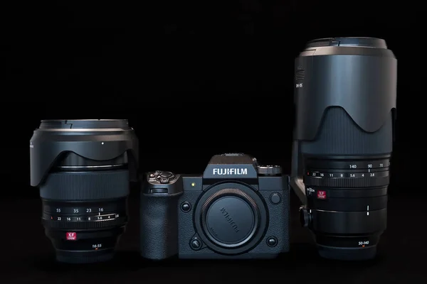 Irvine Skotsko Velká Británie Října 2022 Fujifilm První Apsc Kamera — Stock fotografie