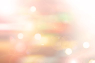 Soyut, bulanık, parlak, pembe şeftali renginde arka plan, çift pozlama bokeh, ışık tasarımı konsepti. Metin için boş alan