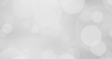 Bulanık gri bokeh arkaplan dokusunda kabarcıklar. BW deseni, siyah beyaz desen. Baş pankartı