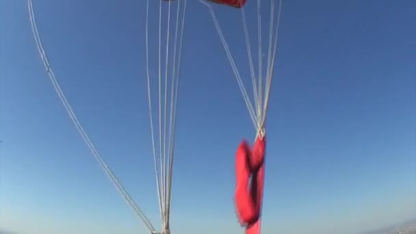 Video skydiving. — Stok video