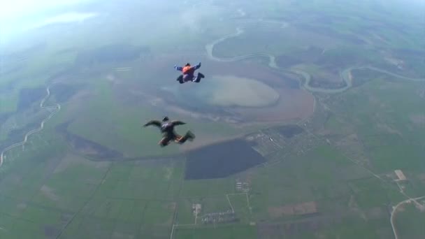 Vidéo de parachutisme .