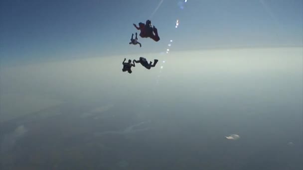 Vidéo de parachutisme . — Video