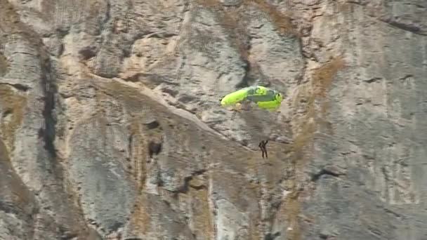 Vidéo de parachutisme .