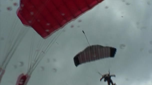 Vidéo de parachutisme . — Video