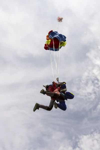 Skydiving fotoğraf. — Stok fotoğraf