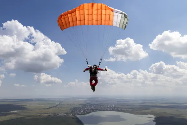 Skydiving photo — Stock Photo, Image