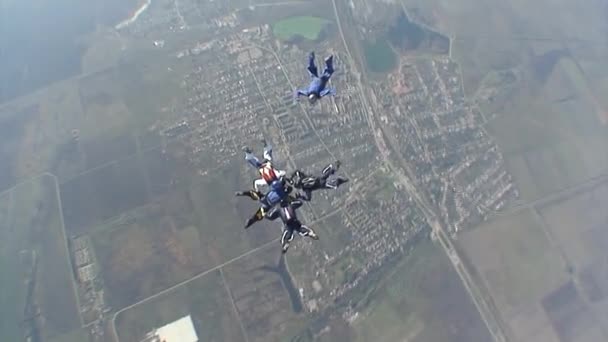 Skydiving video — Stock Video