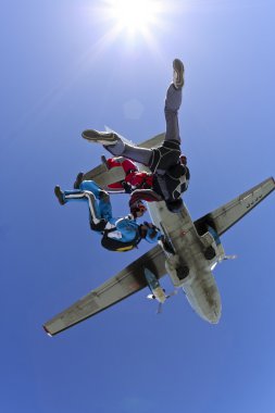 skydiving fotoğraf