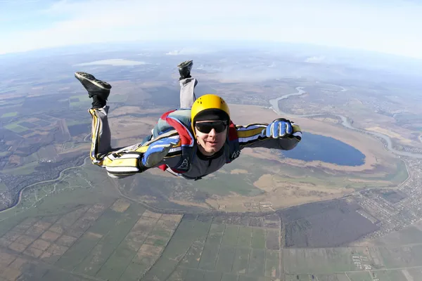 Skydiving photo. — Stock Photo, Image