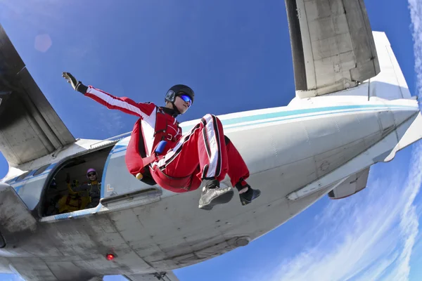 Skydiving foto — Foto Stock