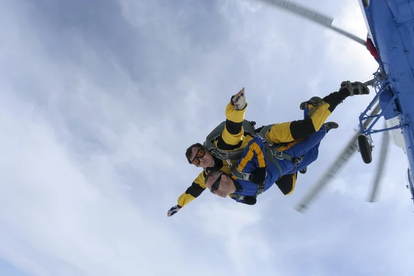 Skydiving. Tandem. — Fotografia de Stock