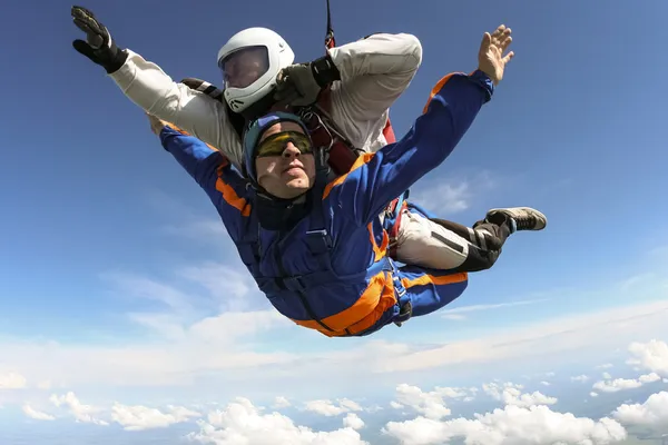 Skydiving. Tandem. — Fotografia de Stock