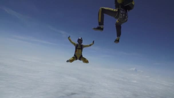 Skydiving vídeo — Vídeo de Stock