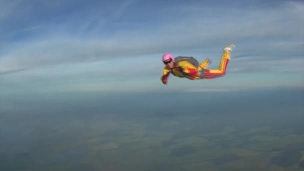 Skydiving videa — Stock video