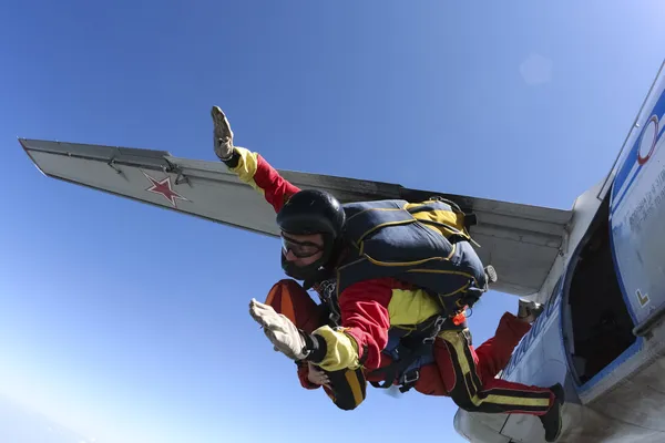 skydiving fotoğraf. Tandem.