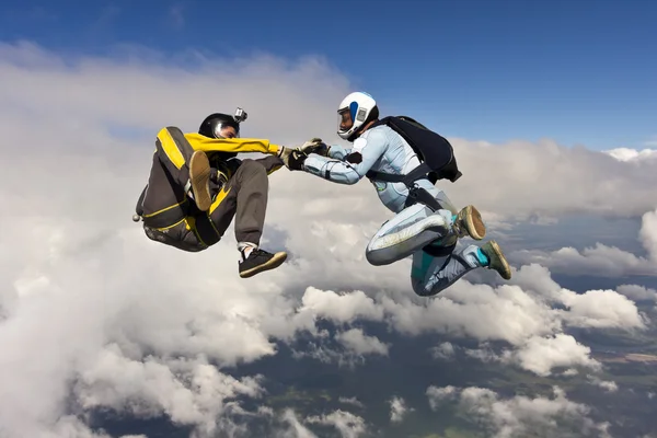 Skydiving photo. — Stock Photo, Image