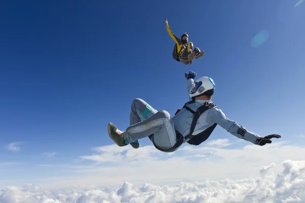 Skydiving fotoğraf. — Stok fotoğraf