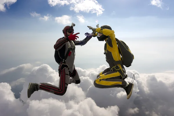 Skydiving photo. — Stock Photo, Image