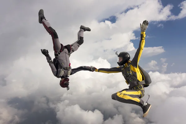 Skydiving foto . — Foto Stock