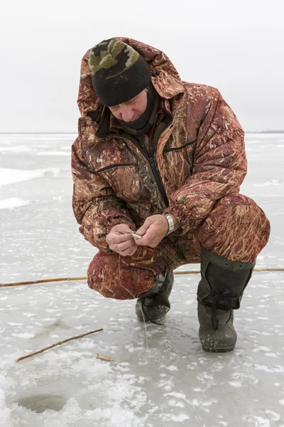 Ice Fishing. Stock Image