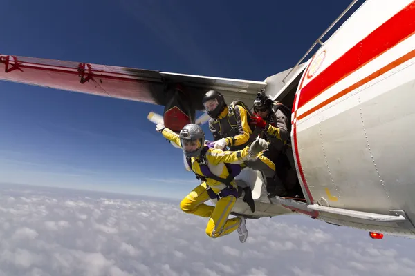 Skydiving photo. — Stock Photo, Image