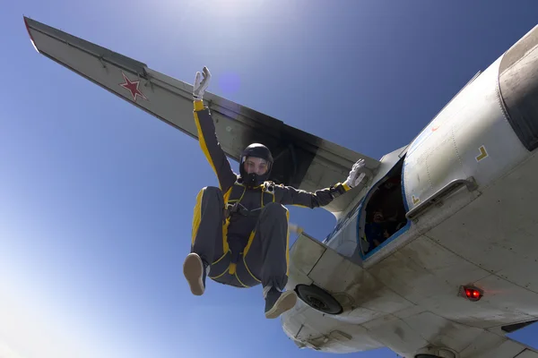 Skydiving photo. — Stock Photo, Image