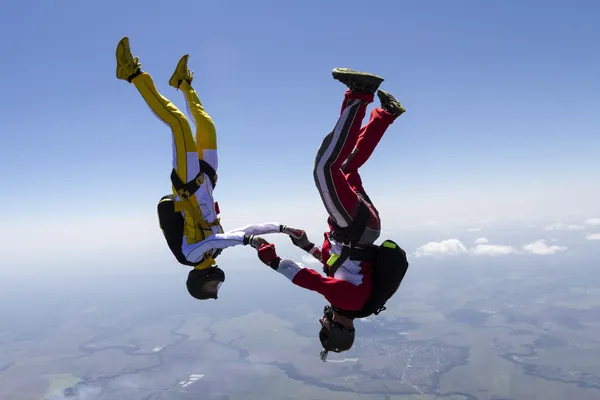 Skydiving foto . — Foto Stock