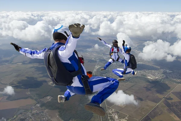 Skydiving foto . — Foto Stock