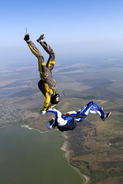 Skydiving fotografie . — Fotografie, imagine de stoc