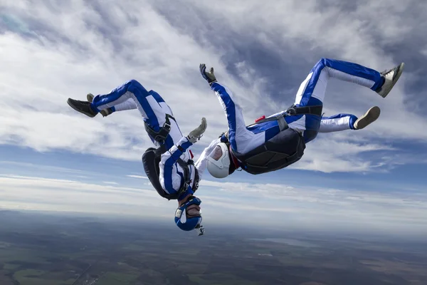 Skydiving fotoğraf. — Stok fotoğraf