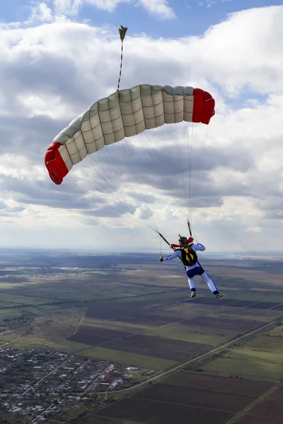 Voo de parapente . — Fotografia de Stock