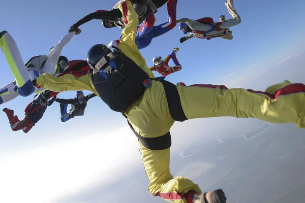 Group of paratroopers — Stock Photo, Image