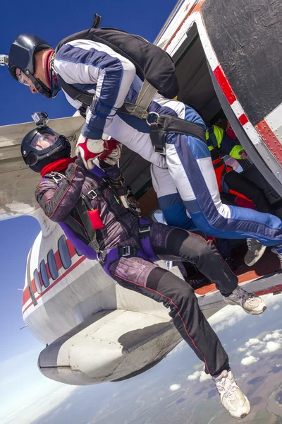 Two skydiver — Stock Photo, Image