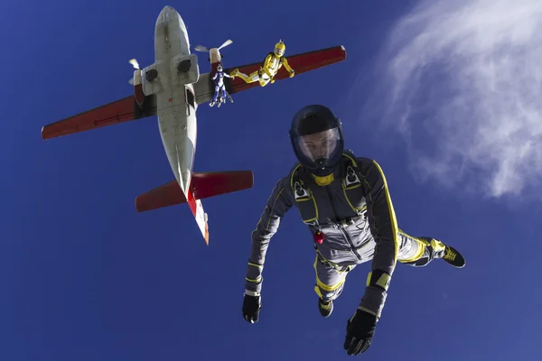 Student skydiver — Stockfoto