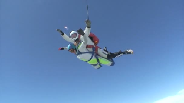 parachutistes en tandem 