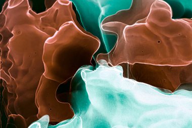 Soyut renk arkaplanı, el yapımı alkol boyası, sıvı mürekkep tekniği.