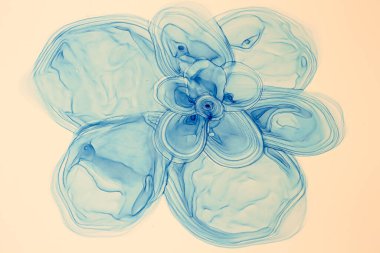 Soyut renk arkaplanı, el yapımı alkol boyası, sıvı mürekkep tekniği.