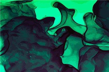 Soyut renk arkaplanı, vektör alkol boyası, sıvı mürekkep tekniği